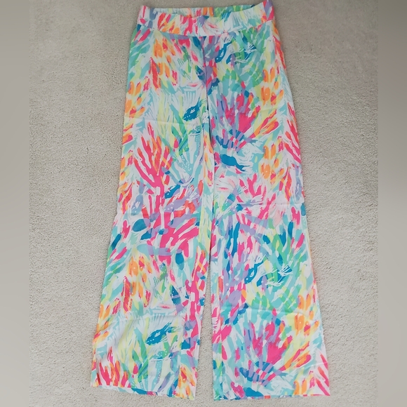 Lilly Pulitzer Sparkling Sands Bal Harbour Palazzo Pants szXS - Picture 14 of 15